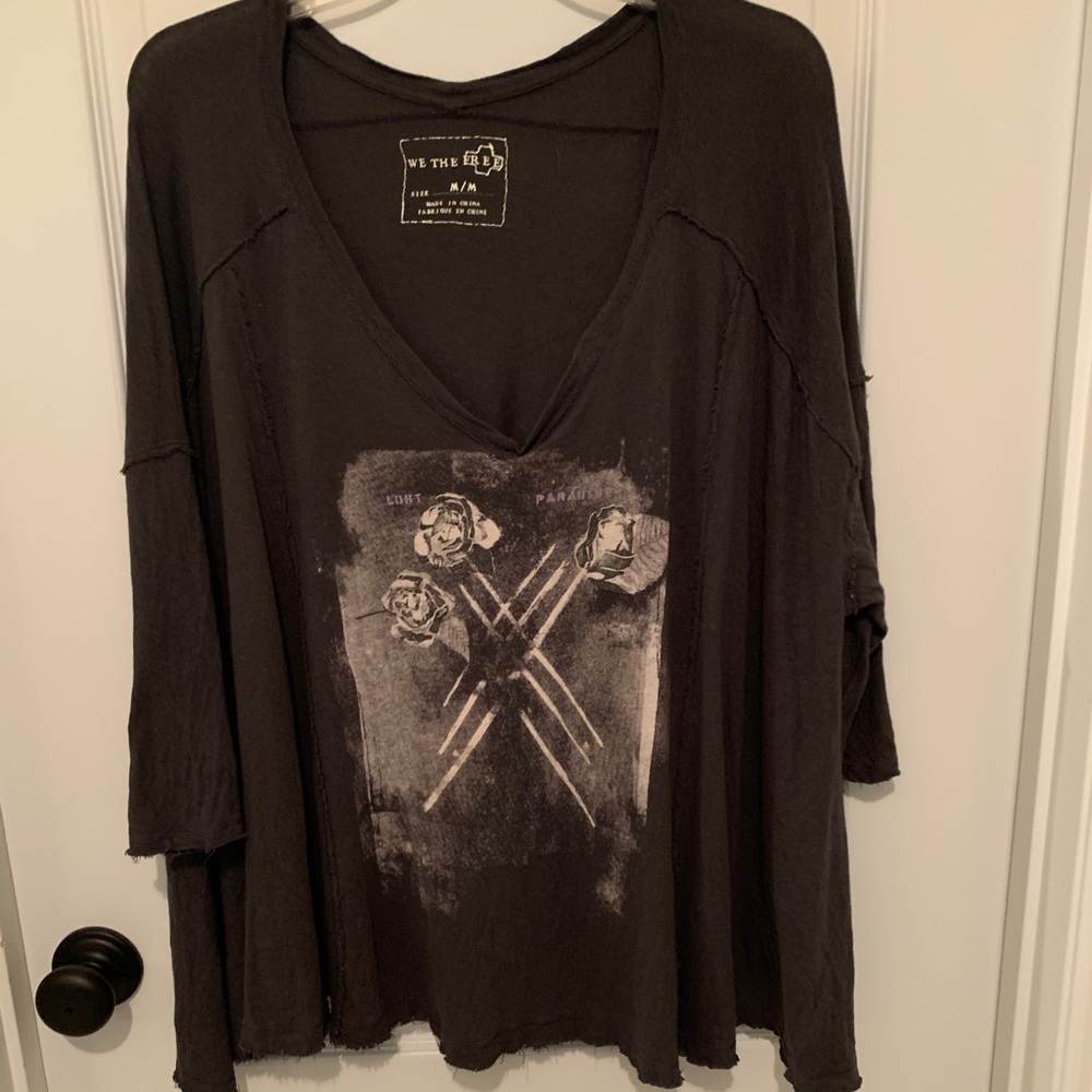 Free People graphic tee size M